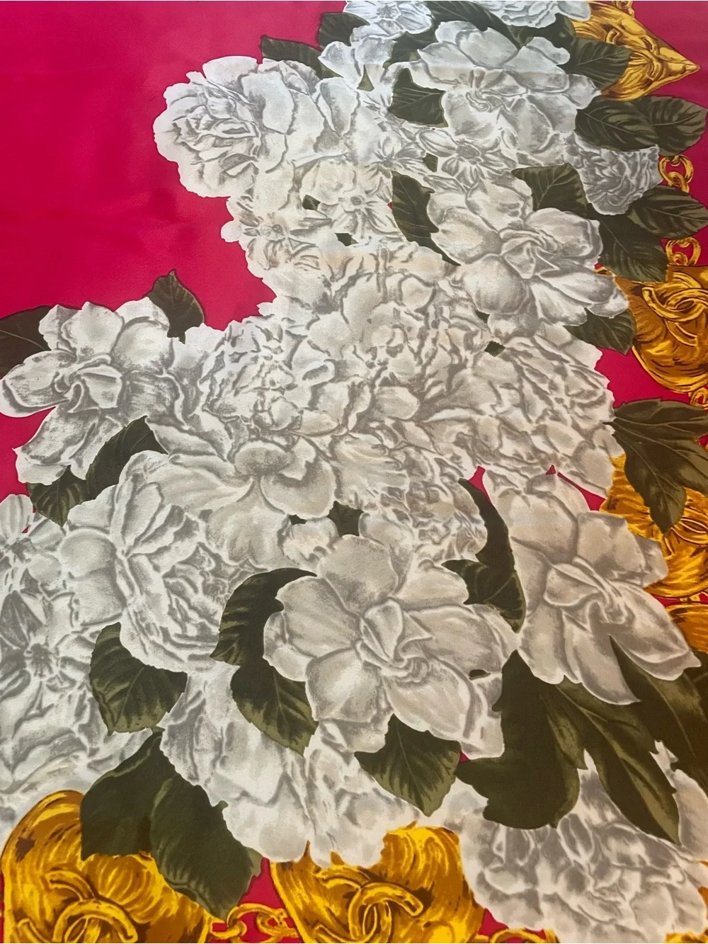 Vintage Chanel Silk Scarf